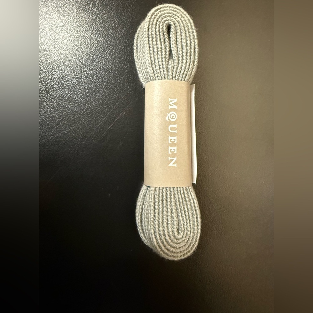 Alexander McQueen Gray Shoelaces